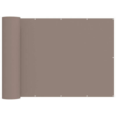 vidaXL Balcony Privacy Screen Fabric with PU Coated Outdoor Garden Terrace