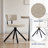 Modern Fabric Upholstered Solid Metal Dining Chairs-1580492432