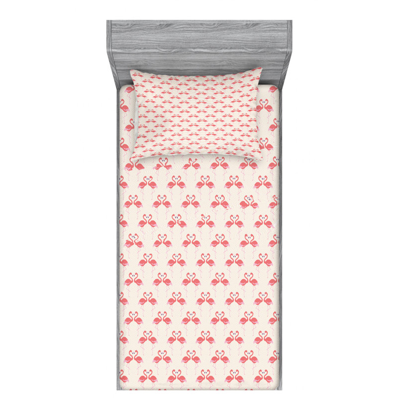 Microfiber Sheet Set, Twin Sheet Set with Fitted Sheet