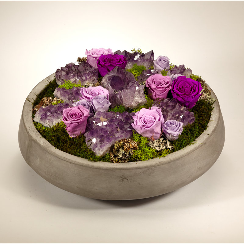 Roses Floral Arrangement in Planter