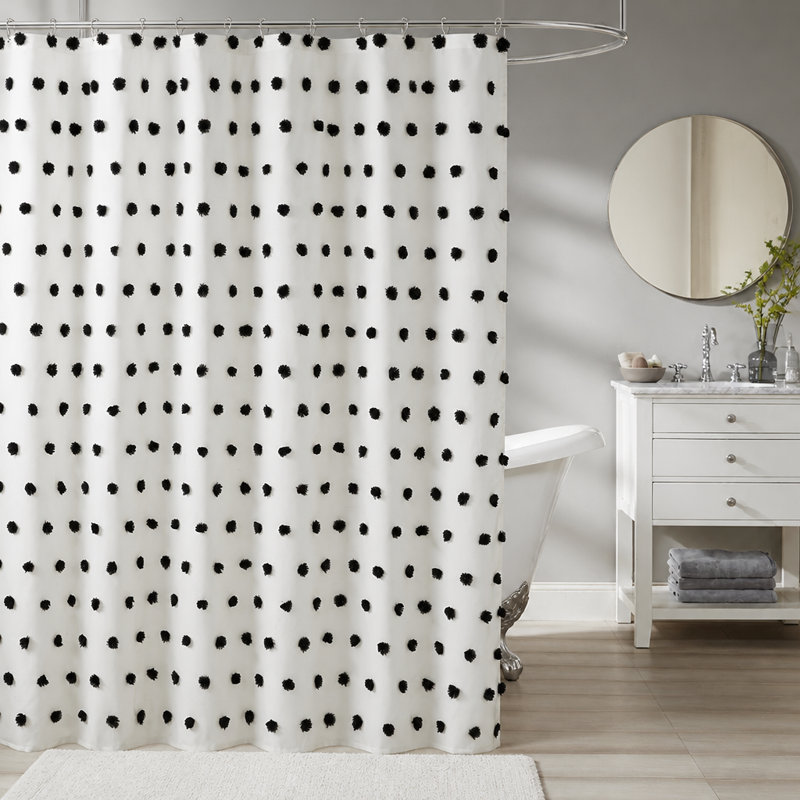 Shower Curtain, Black