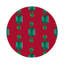 Gem Emeralds Vegan Leather Round Pebble Placemat-1606703689-1606703730