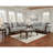Carved Wood Frame Sofa