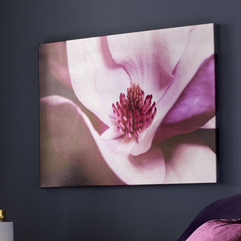 Art for the Home Metallic Plum Petals Printed Canvas