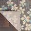 Tapis gris / beige à motif floral Zaizi-249218191