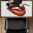 Beautiful red mouth - 15.75"x31.50" Desk mat