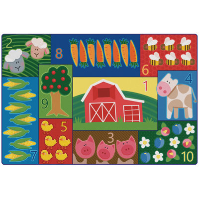 Pixel Perfect™ Rectangle Machine Tufted Nylon Rug