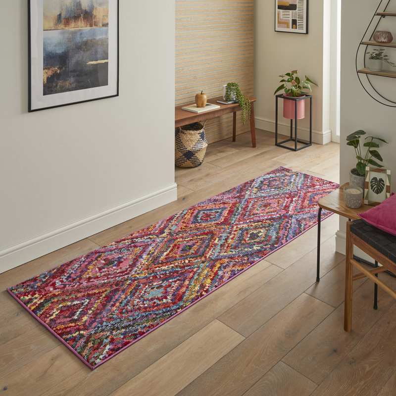 Argyle Area Rug, Runner 80 x 240cm