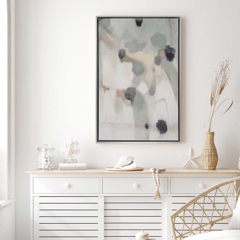 Subtle Contrasts I, reproduction sur toile dans un cadre, H 18,75 po x l 12,75 po, Noir satiné