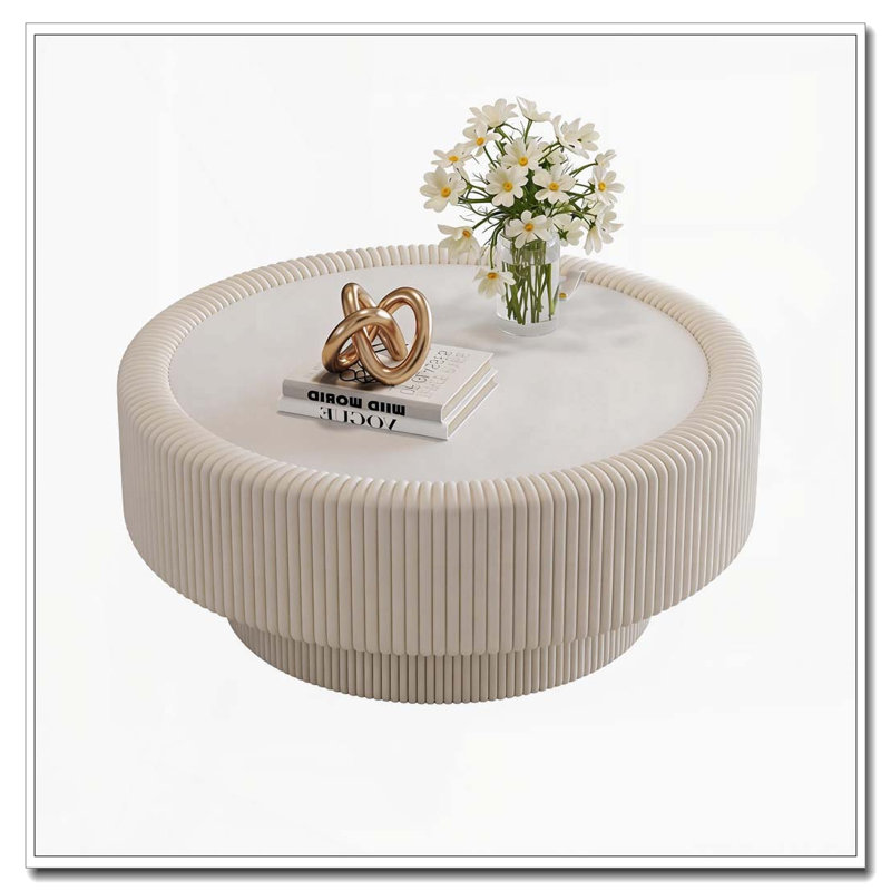 Table basse 31,5 po, Blanc