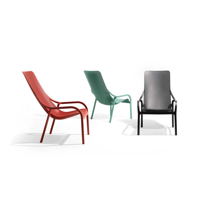 Net Outdoor Lounge Chair, Anthracite