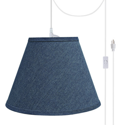 Luminaire suspendu 1 lumière à cône simple Gerald