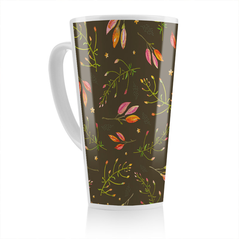 Ceramic Coffee Mug, Dark Green