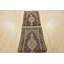 Tapis traditionnel fin en laine noire noué à la main 2 pi 7 po x 9 pi 10 po