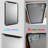 Tahleek Bathroom Aluminum Framed Rectangle Wall Mirror-816692328-816692332