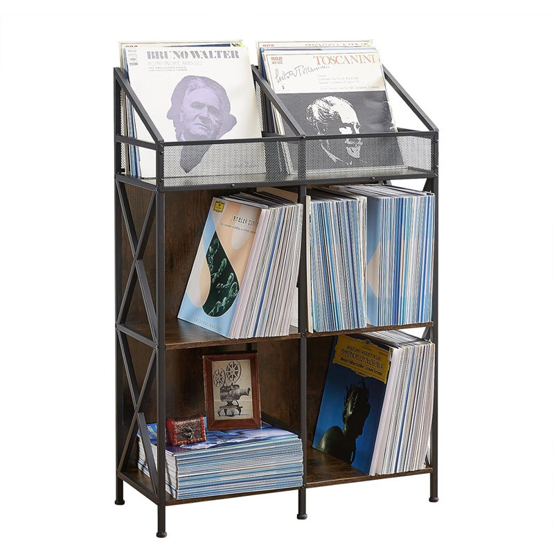 Support de rangement pour disque vinyle 6 grilles