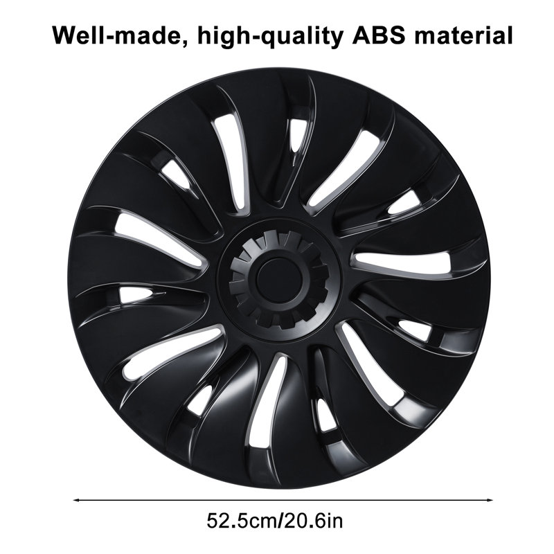 4Pcs/Set Wheel Cover Hubcap, Automotive Hub Caps, 19 Inches Modified Wheel Cover Replacement for Tesla Model Y