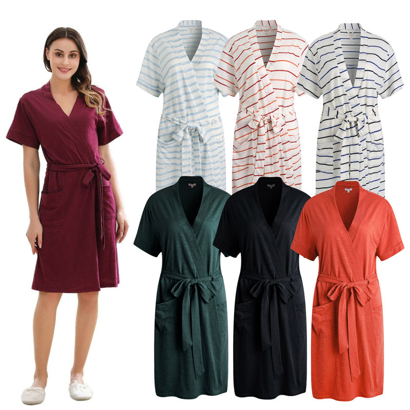 Peignoir pour fille / femme Risa, M, Noir