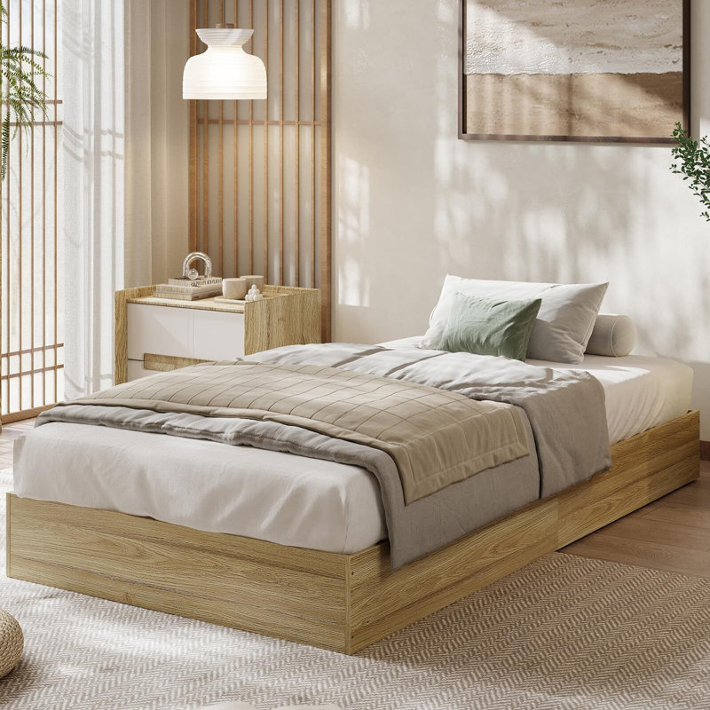 Ebern Designs Wood Platform Bed Frame - No Headboard