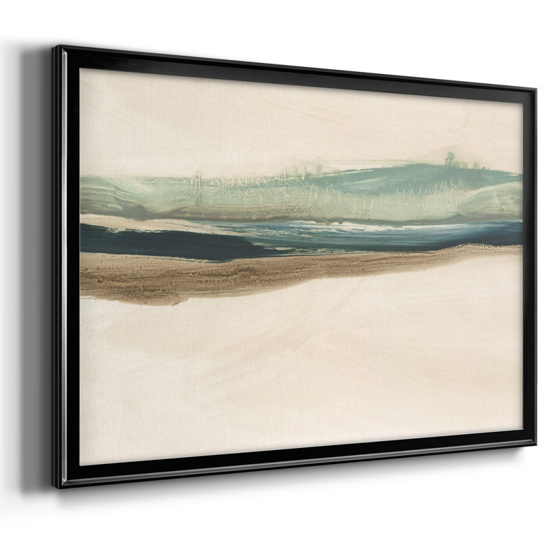 «Layered Horizon II», reproduction sur toile, H 26 po x l 38 po x P 1,5 po, Toile encadrée noire à coins fermés