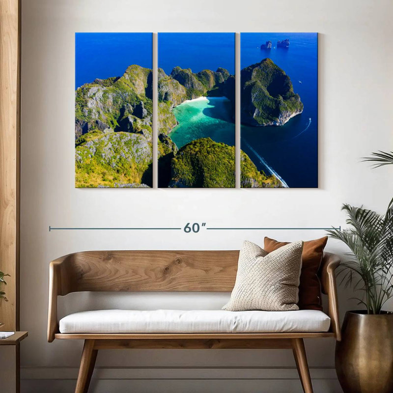 Île Gillard Koh Phi Phi Leh, H 32 po x l 50 po