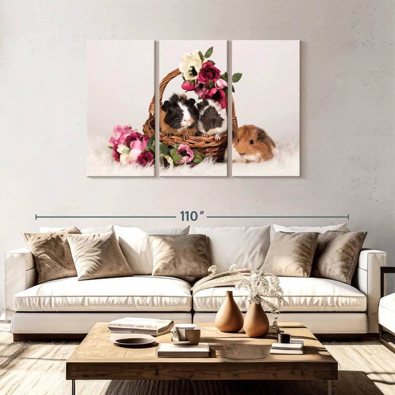 Guinea Pigs Basket