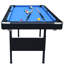 Table de billard portative de 65,7 po L pour les familles avec rangement facile à plier, incluant balles et queues de billard-91083749