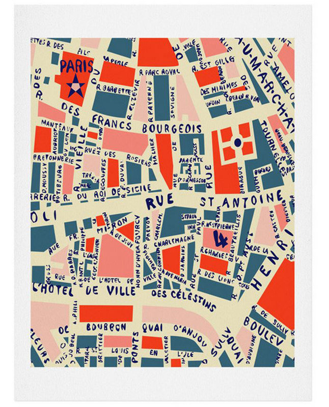 « paris », reproduction d’art