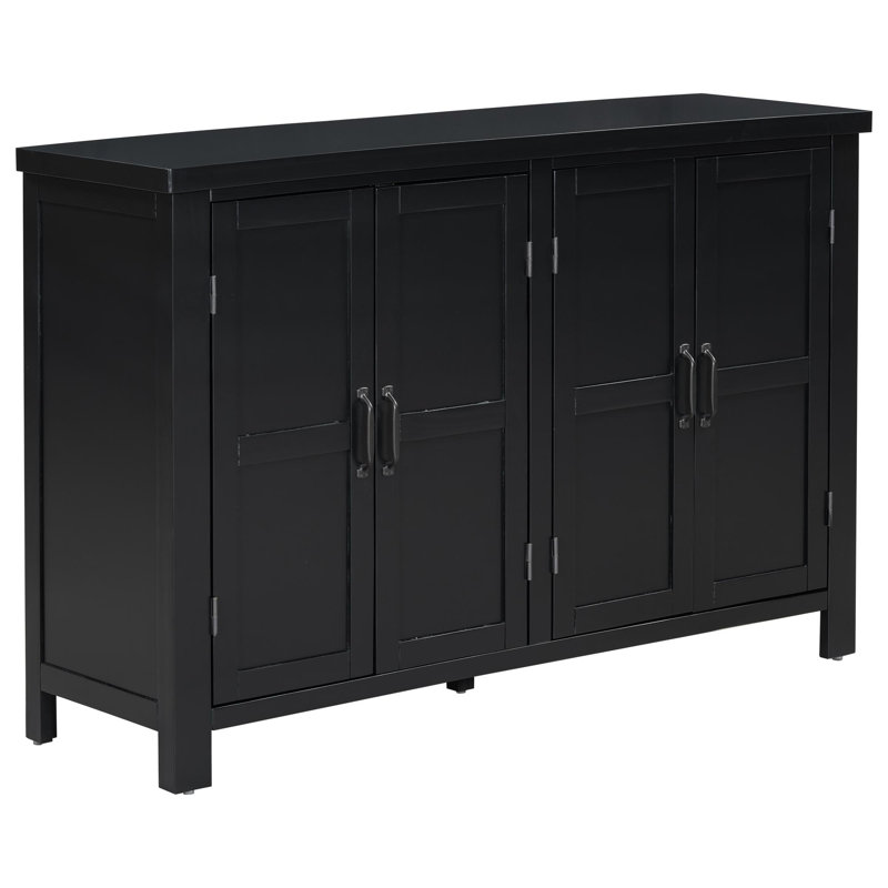 Buffet de rangement 4 portes, Black