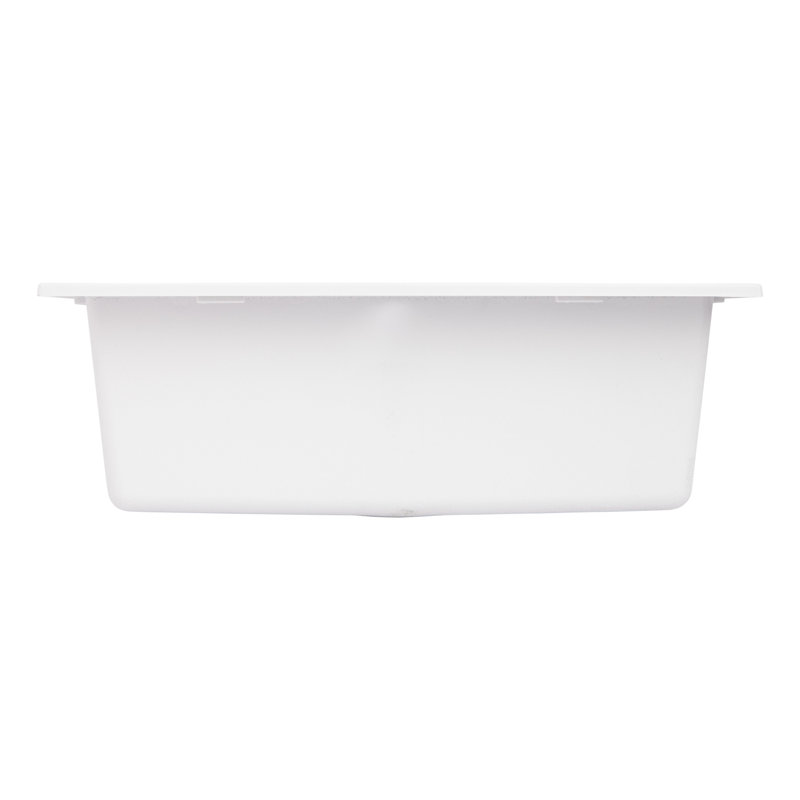 Holcomb 24 "L Undermount Kitchen Sink, Cloud White