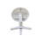  Wabash Solid Wood Extendable Pedestal Base Dining Table-1099323539