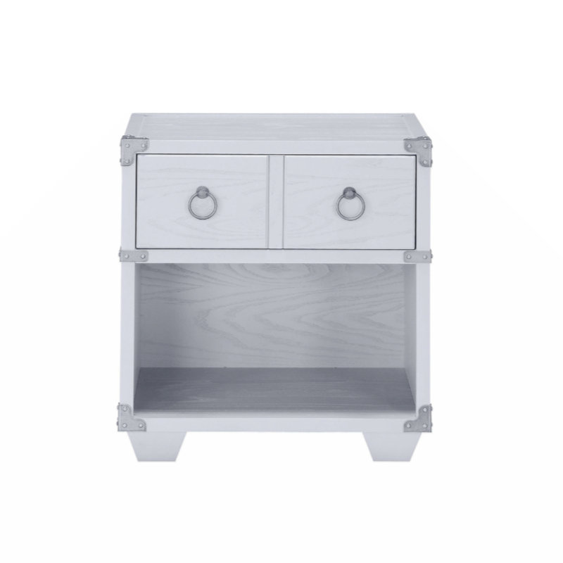Table de chevet 1 tiroir Brugier, Gris