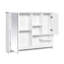 Armoire de salle de bain murale 36 pouces avec tablette ajustable et porte miroir - Solution pratique et élégante avec tablettes élégantes-703115035-703115012