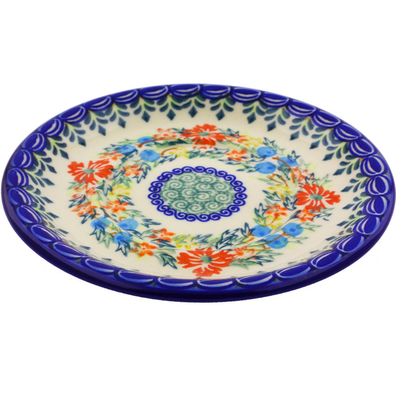 Cornflower And Butterflies 6" Saucer
