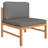 Teak Patio Chair with Cushions-58919156