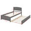 Lit plateforme simple avec lit gigogne
