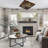 13.8" 2-light Semi Flush Mount Ceiling Light