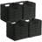 4 Pack Wicker Paper Storage Cube Bin Basket-1417553077-1417553080