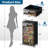 4 Drawer Dresser for Bedroom, Narrow Chest of Drawers, Wooden Top and Study Iron Frame 18"x37.5"-(WxH)