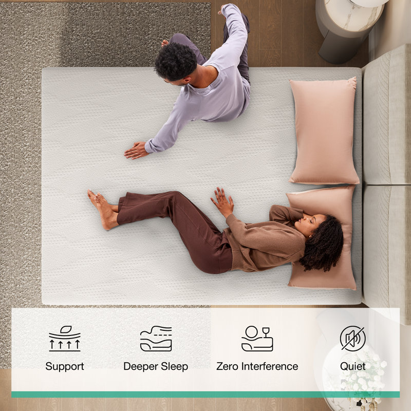 5" Medium Gel Memory Foam Mattress, Twin, 5