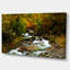 «Flowing River in Autumn», reproduction de photo sur toile tendue-1396775748-1403235814