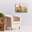 «Red Geraniums On White V2» par Danhui Nai, art mural sur toile-1493715099