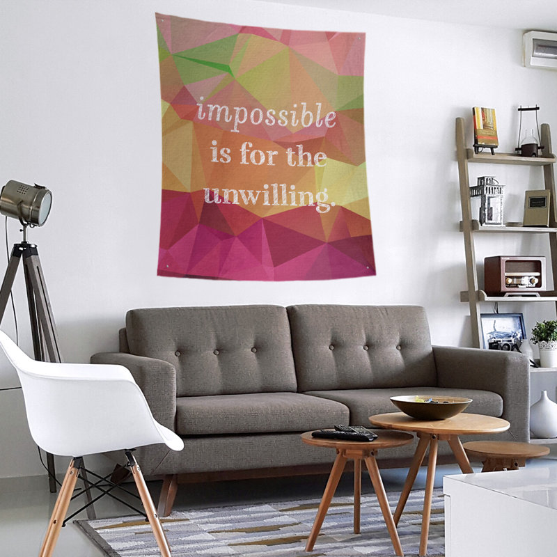 Tapisserie quote-en polyester en faux gemme, Pyrite arc-en-ciel, H 80 po x l 68 po