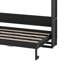 Lit escamotable double avec armoires de rangement