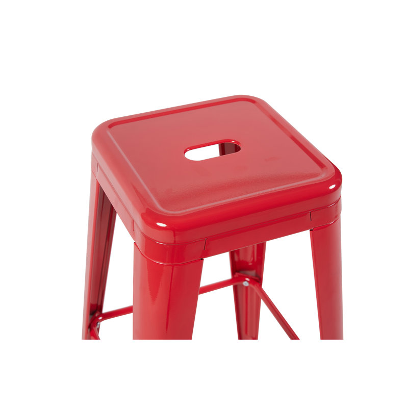 Tabouret à hauteur de comptoir 24 po, Rouge, Tabouret de comptoir (siège d'une hauteur de 24 p