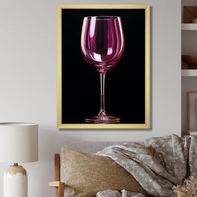 Shiraz Wine Silhouette Twilight - Wine Wall Art
