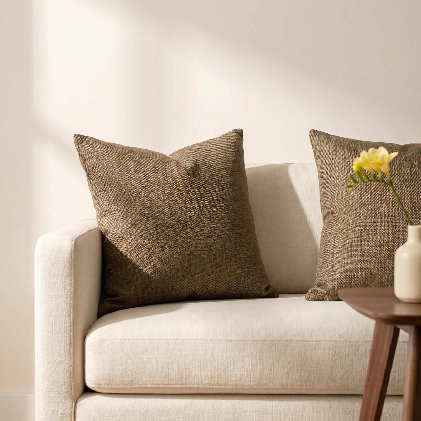 Lanie Accent Pillow, Brown
