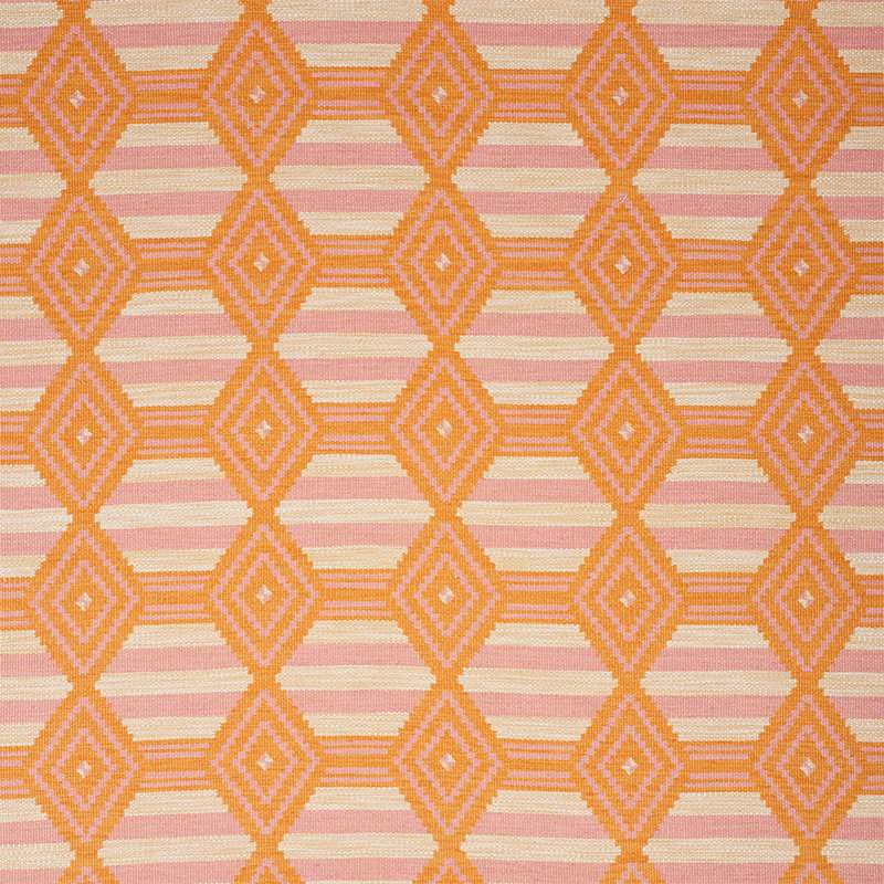 Manta Performance Fabric, Pink/ Orange