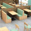 Banc de restaurant moderne et simple