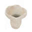 Jardinière corail sable et ciment 9,3 x 9 x 8,7 po avec finition texturée beige